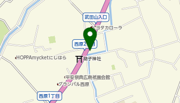 レッドバロン広島の地図画像