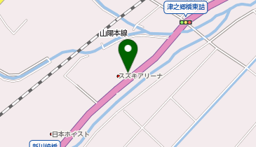 ジープ福山の地図画像
