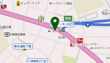 フォルクスワーゲン東雲インターの地図画像