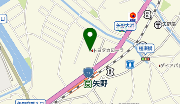 トヨタカローラ広島シャント矢野の地図画像