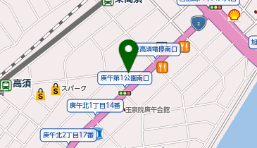 広島トヨタ自動車庚午店の地図画像