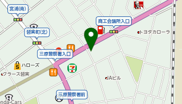 広島トヨタ自動車三原店の地図画像