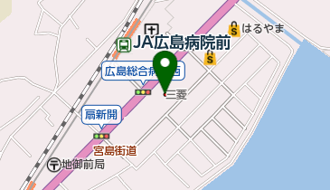 広島三菱自動車販売廿日市店の地図画像