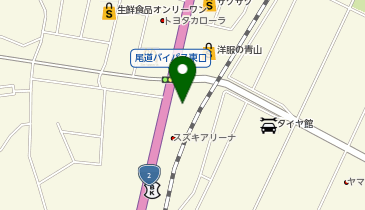 スバル中四国尾道店の地図画像