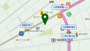 尾道ダイハツ販売三原店の地図画像