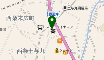 ジェームス西条インター店の地図画像