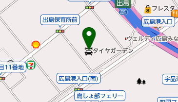 タイヤガーデン山陽タイヤサービスの地図画像