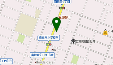 日産レンタカー広島南観音店の地図画像