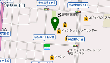 讃岐どん太鼓広島宇品イオンFS店の地図画像