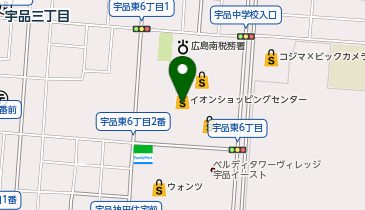 鉄ちゃんやきそば広島宇品イオンFS店の地図画像