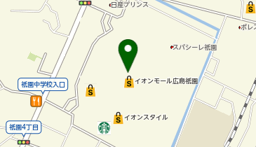 焼肉酒家牛角イオンモール広島祇園店の地図画像