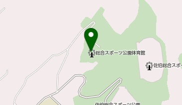 佐伯総合スポーツ公園体育館の地図画像