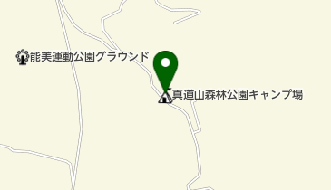 真道山森林公園キャンプ場の地図画像