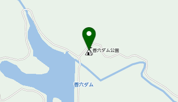 羽佐竹香六ダム公園の地図画像