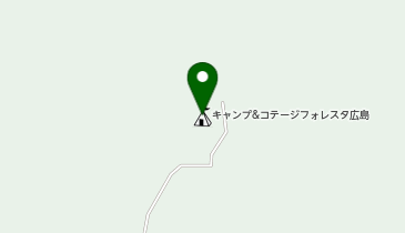 キャンプ&コテージフォレスタ広島の地図画像