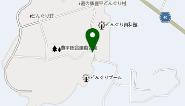 豊平総合運動公園テニスコートの地図画像