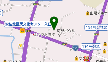 可部ボウルの地図画像