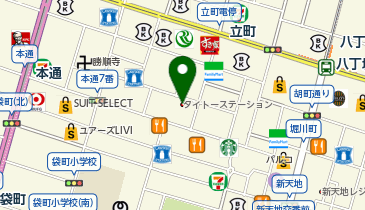 タイトーステーション広島本通店の地図画像