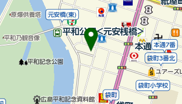 namco広島紙屋町の地図画像