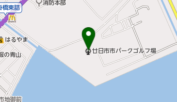 廿日市市パークゴルフ場の地図画像