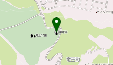 竜王公園卓球場の地図画像