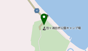 包ヶ浦海岸の地図画像