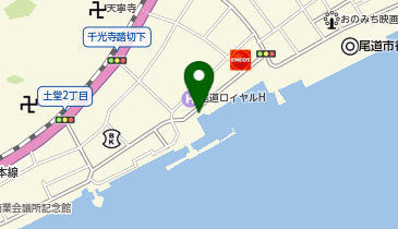 おのみち住吉花火まつりの地図画像