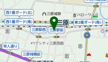 三原やっさ祭りの地図画像