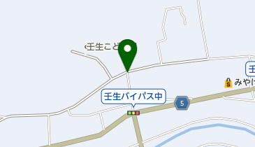 壬生の花田植の地図画像