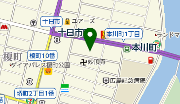 妙見まつりの地図画像