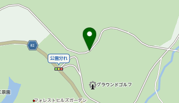 中央森林公園サイクリングロードの地図画像