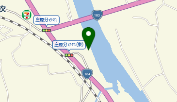 馬洗川新鳥居橋付近の地図画像