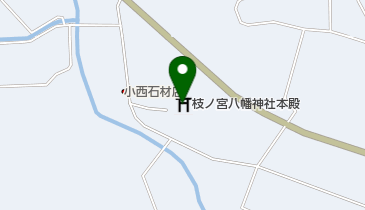 枝ノ宮八幡神社本殿の地図画像