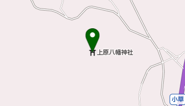 上原八幡神社の地図画像