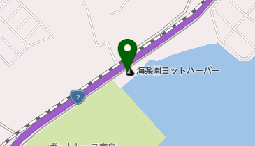 海楽園ヨットハーバーの地図画像