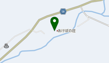 比和温泉の地図画像