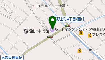 スーパー健康ランド華のゆの地図画像