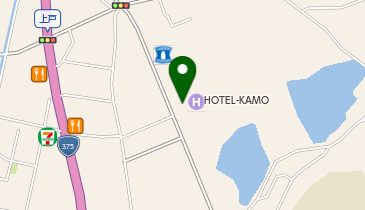 天然温泉ホットカモの地図画像