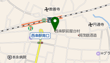 西条駅前屋台村の地図画像