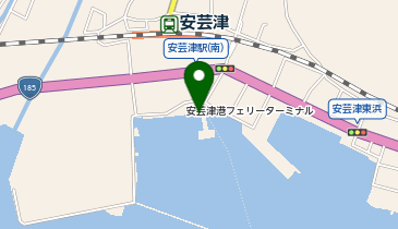 安芸津港の地図画像