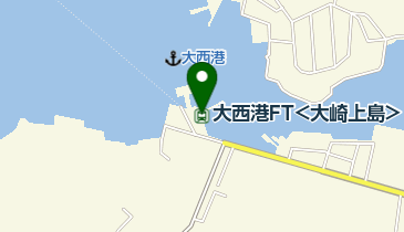 大西港フェリーターミナルの地図画像