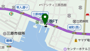 三原港フェリーターミナルの地図画像