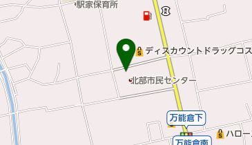 福山市北部市民センターの地図画像