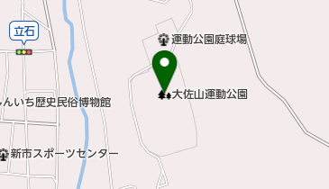 福山市大佐山運動公園の地図画像