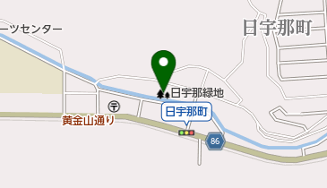 日宇那緑地の地図画像