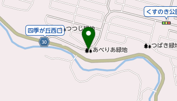 あべりあ緑地の地図画像
