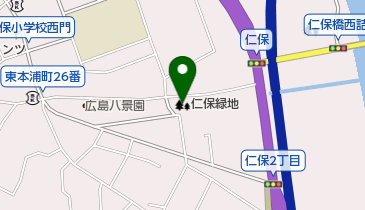 仁保緑地の地図画像
