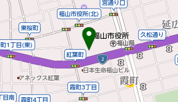 東桜町緑地の地図画像