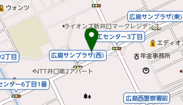 西部周遊緑地の地図画像