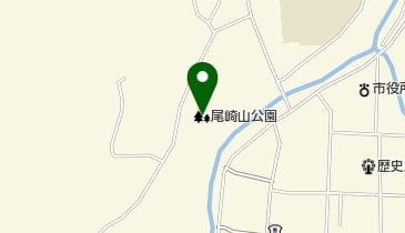 南天山城跡尾崎山公園の地図画像